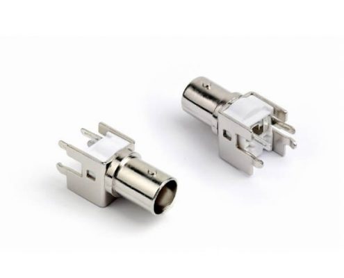 直式锌合金母头 BNC同轴射频连接器PCB板端