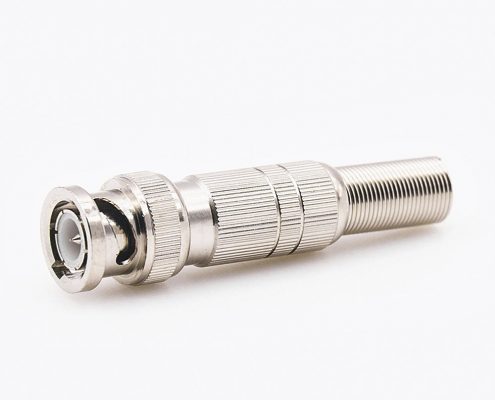 接线BNC连接器焊接用于SYV-50-5-1公头带弹簧直型