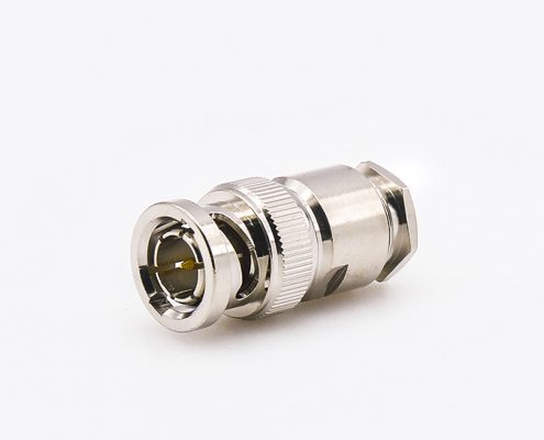 SYV-75-4的BNC连接器螺丝拧紧型75Ω公头直式接线