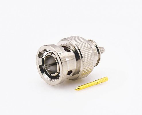 RG174/RG316连接器公头直式75Ω压接
