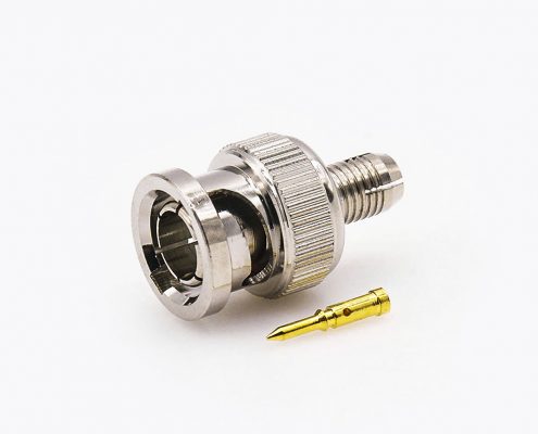 BNC连接器公头SYV-75-4直式75Ω接线压接