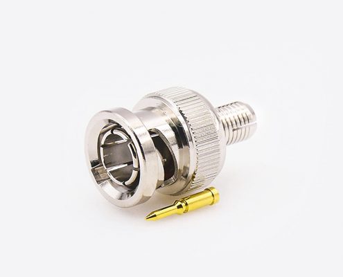 BNC75Ω连接器用于SYV-50-4接线压接公头直式