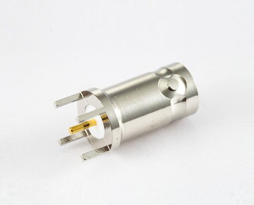 BNC75ohm连接器插座180度PCB安装插孔