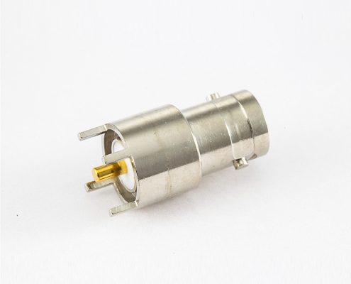 PCB安装BNC连接器母头直插50欧姆