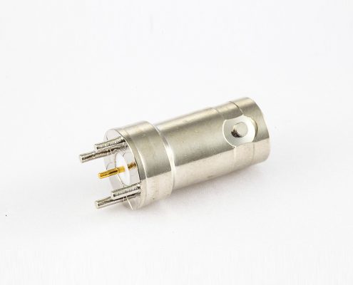 BNC 50Ω母头穿墙直式焊接PCB板的座子