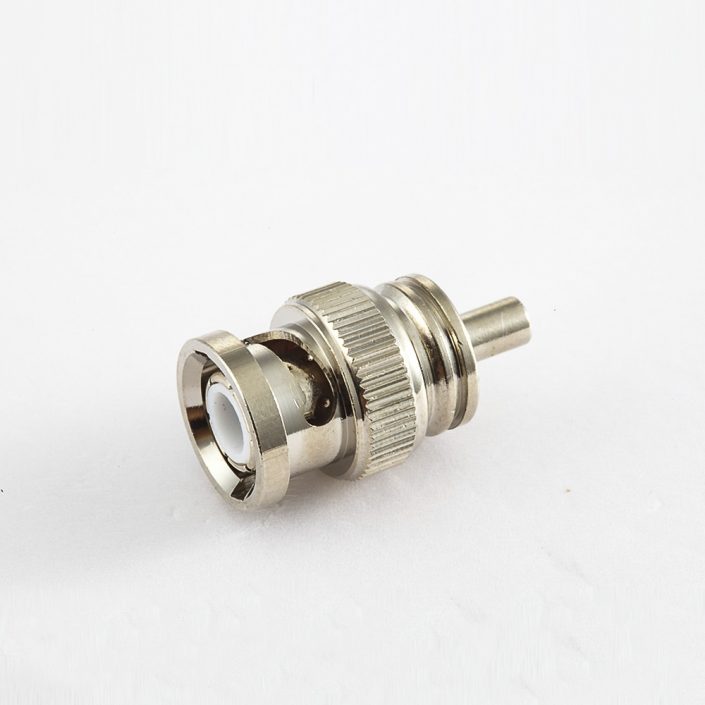 BNC连接器 公头直式压接RG174/RG316电缆 BNC连接器 公头直式压接RG174/RG316电缆