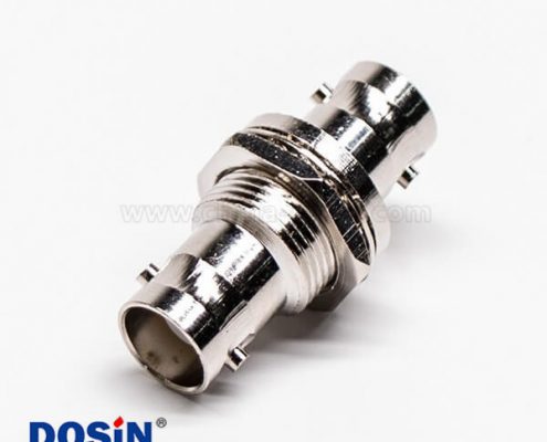 bnc四通转接头三公转一母镀镍